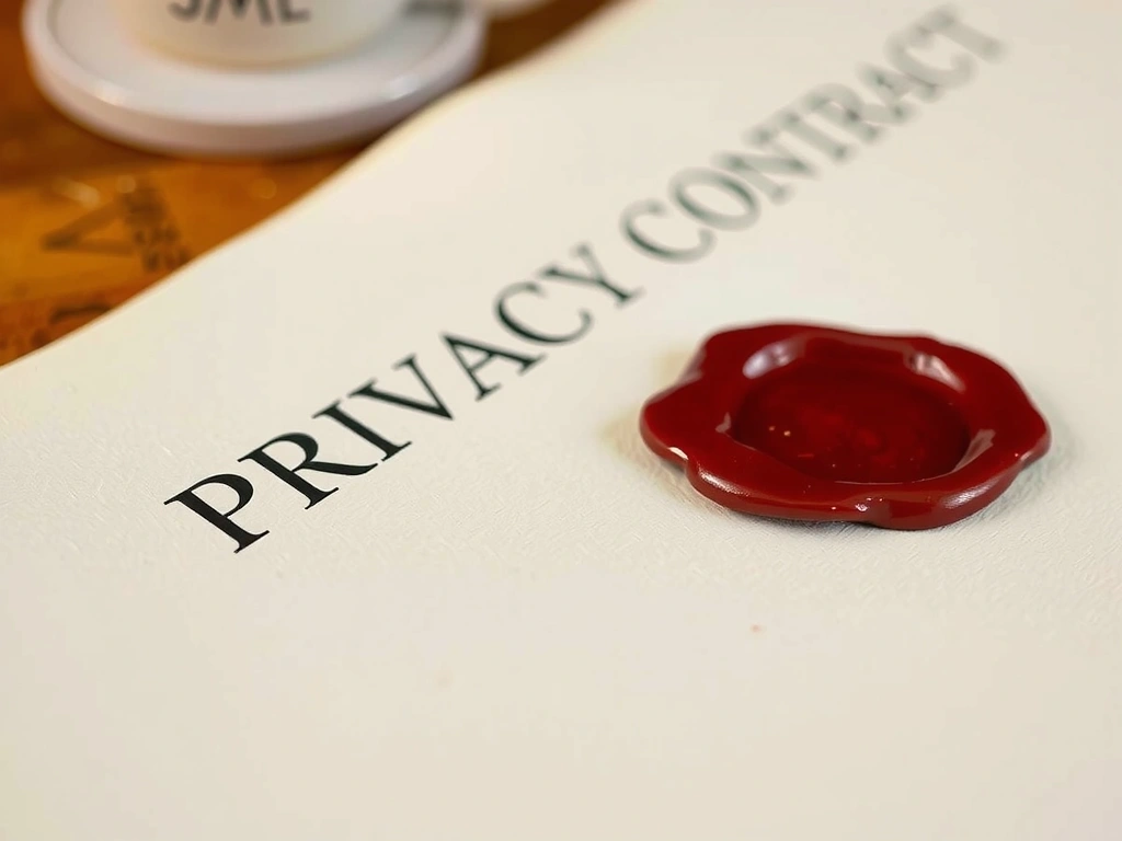 Document contractuel sur papier ivoire